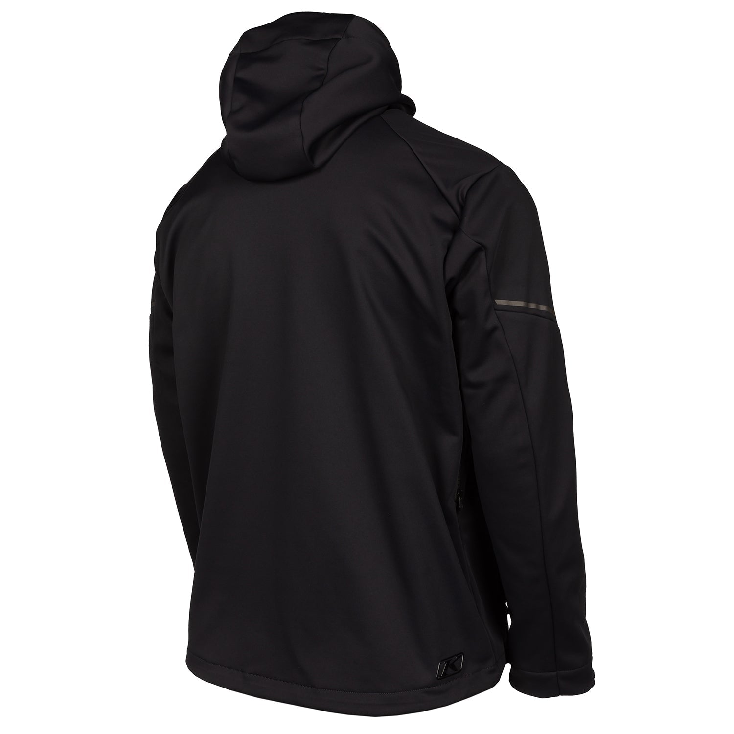Klim Inversion Snowmobile Jacket in black, back view