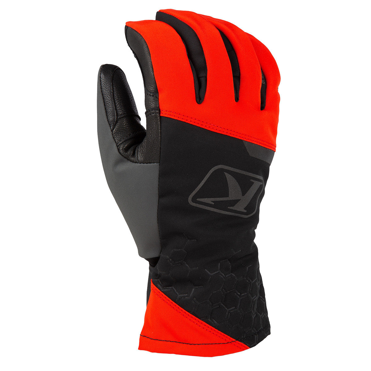 Klim PowerXross Snowmobile Gloves black -fiery red
