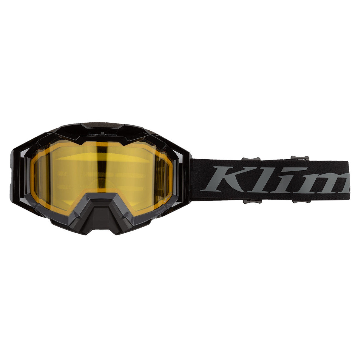 Vanish Black Yellow Tint Klim Viper Pro Snowmobile Goggle