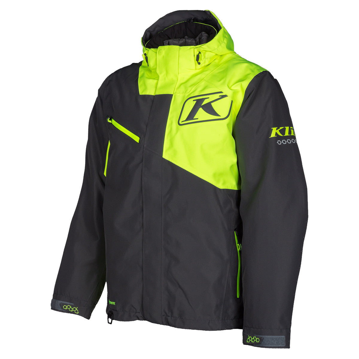 Klim Kompound Snowmobile Jacket Asphalt - Hi-Vis