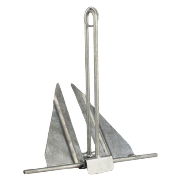 Seachoice 19 1/2"L x 18"W Hot Dipped Galvanized Utility Fluke Anchor