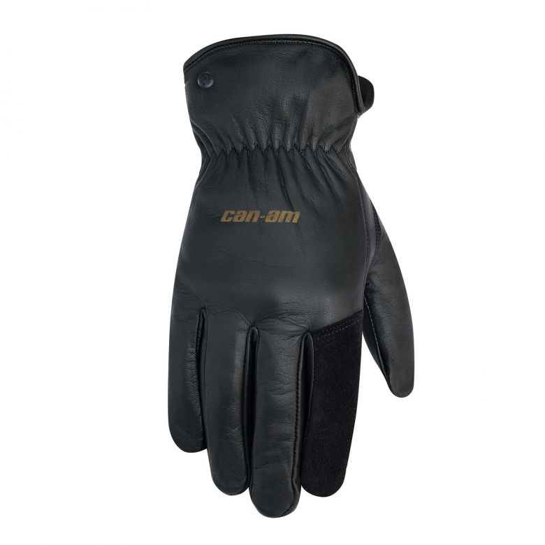 Can-Am Spyder Black Leather Gloves