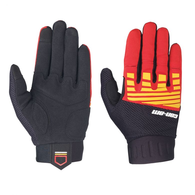 Red Can-Am Steer Gloves