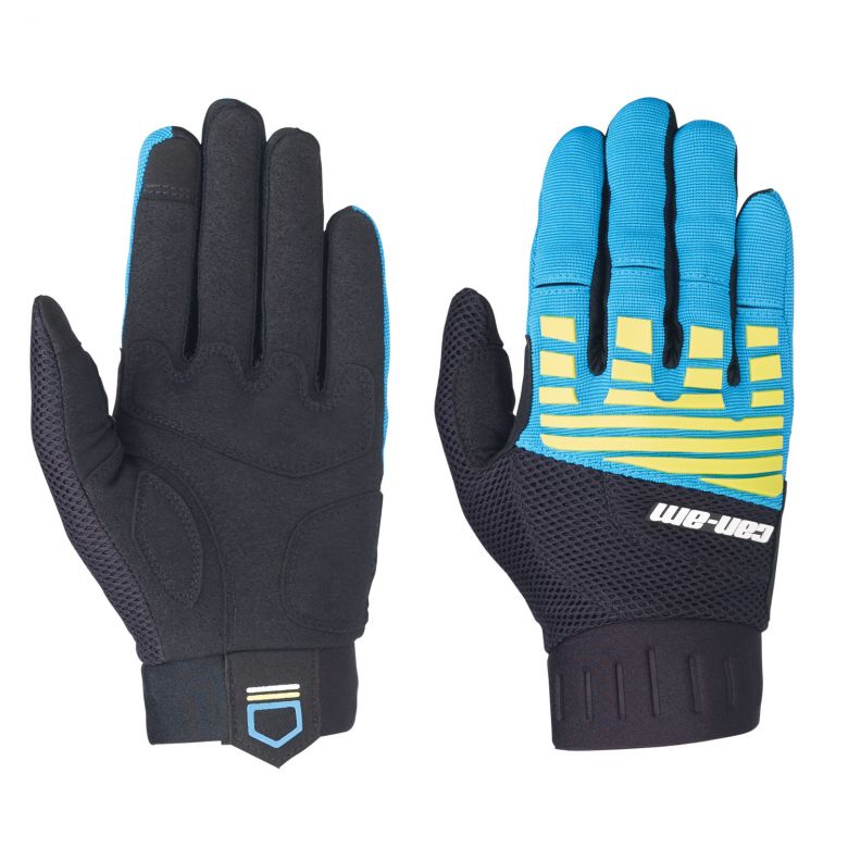 Blue Can-Am Steer Gloves