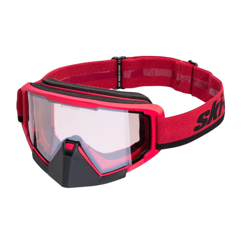 brick color Ski-Doo Trench Goggles