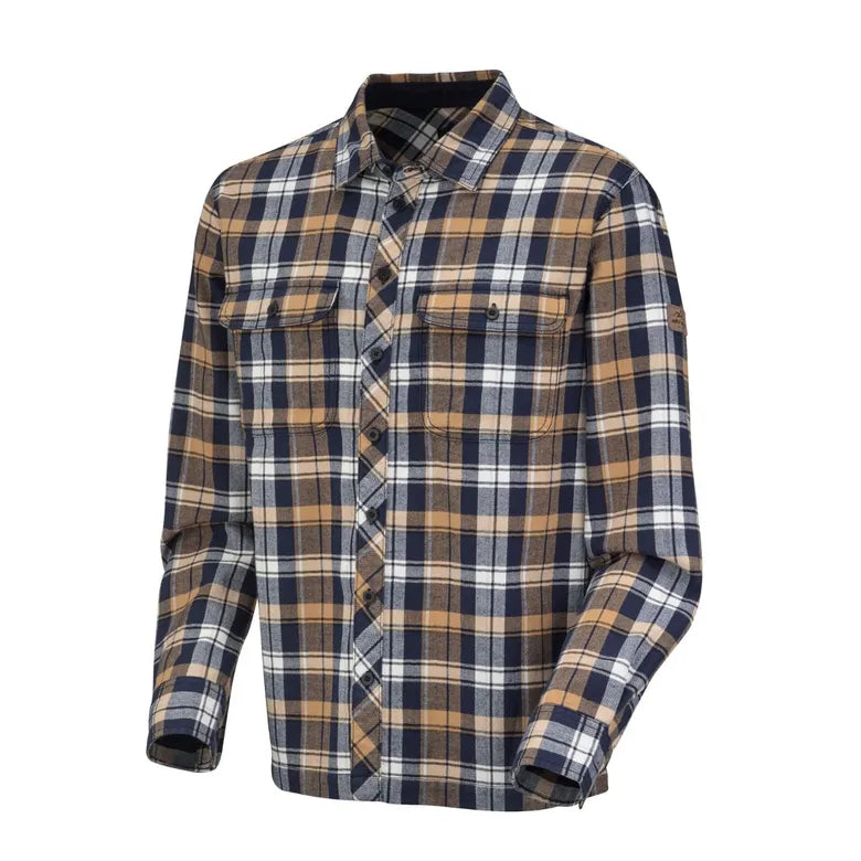 Beige Ski-Doo Flannel Shirt