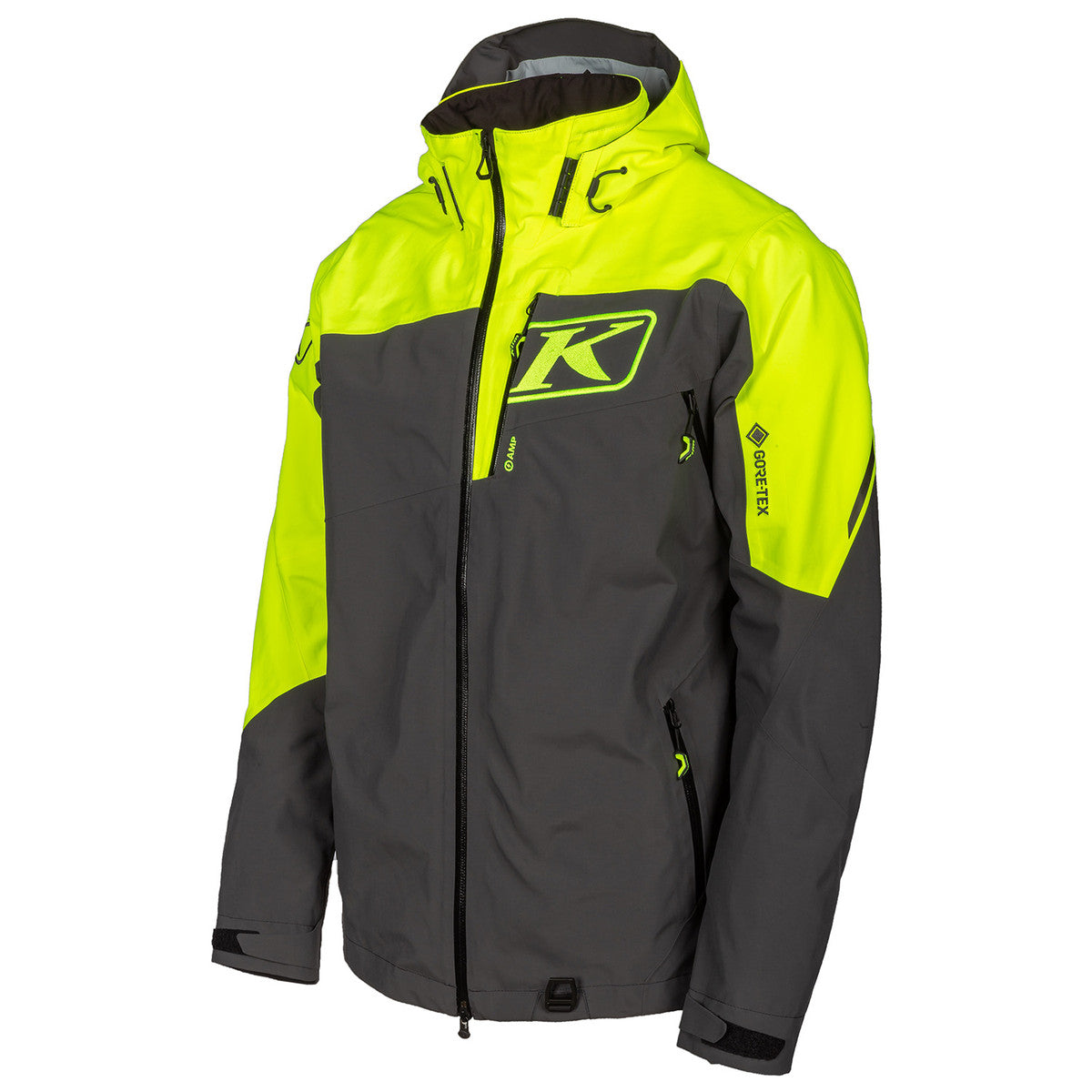 Klim Storm Snowmobile Jacket Asphalt - Hi-Vis