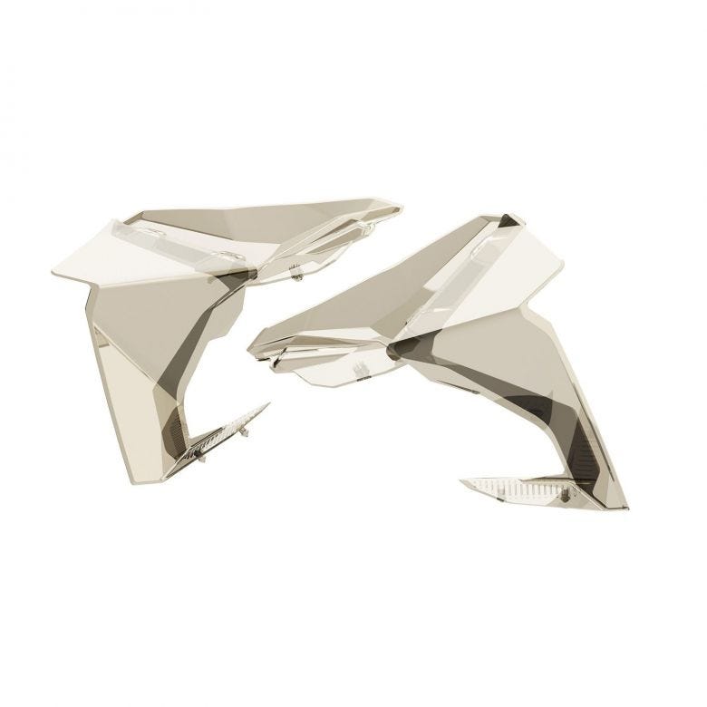 Ski-Doo Windshield Side Deflector Kit - Medium & Higher Windshields