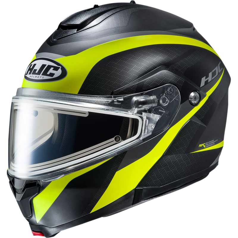 HJC C91 Taly Snow Helmet with Electric Shield Semi Flat Black/Hi-Viz Yellow XL HJC C91 Taly Snow Helmet with Electric Shield Semi Flat Black/Hi-Viz Yellow XL