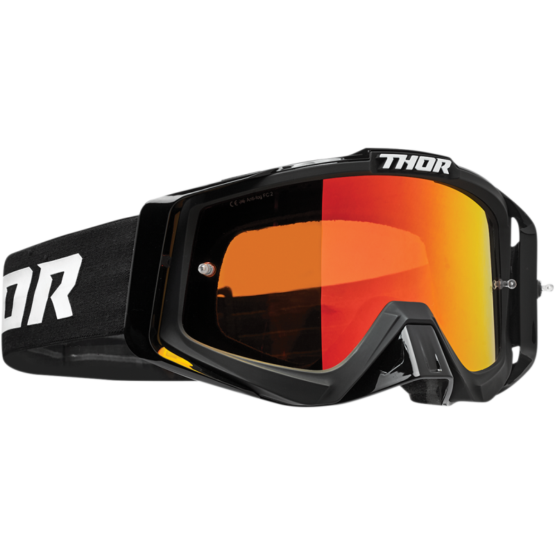 Thor Sniper Pro Dirtbike Goggles - Solid Black