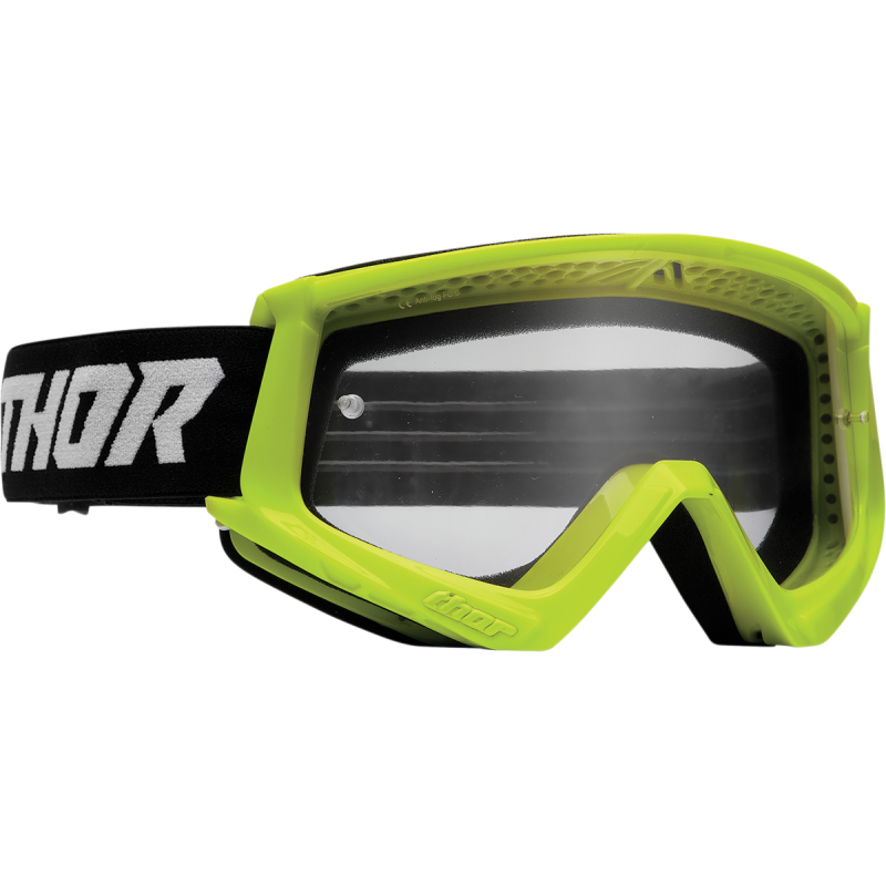 Thor Combat Racer Youth Dirtbike Goggles - Acid/Black