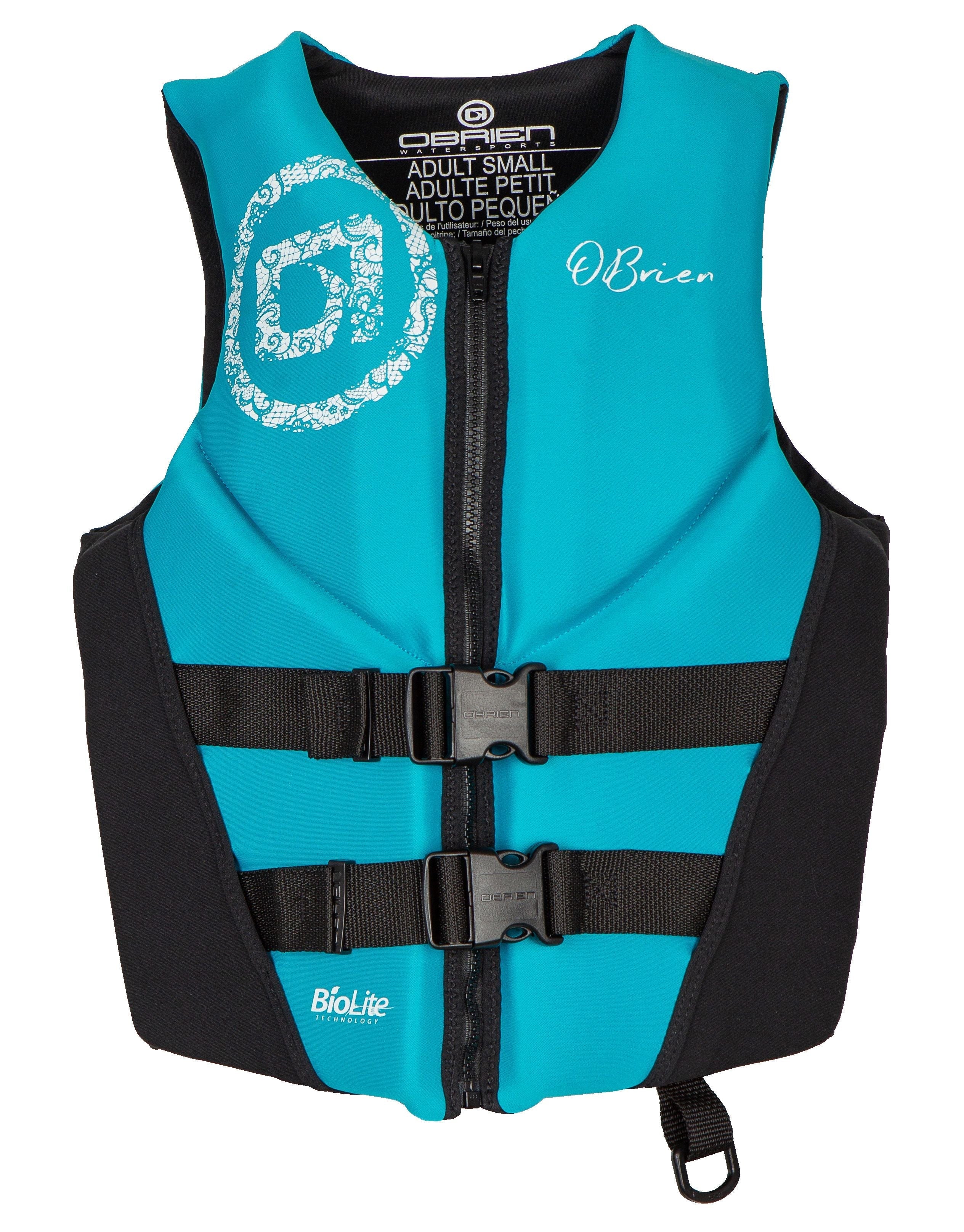 O'Brien Ladies Traditional Vest aqua