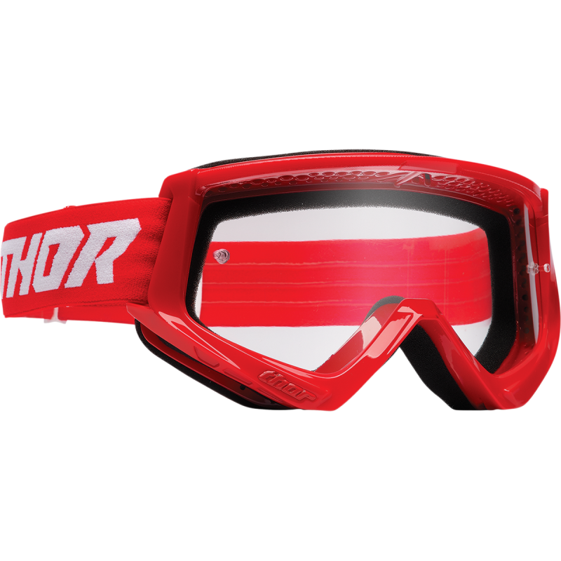 youth dirt bike goggles THOR Youth Combat Racer Goggles Red/White