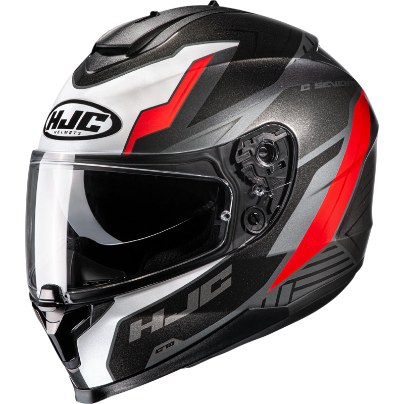 grey red HJC C70 Silon Helmet