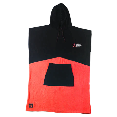 Phase Five Halved Hooded Towel Red