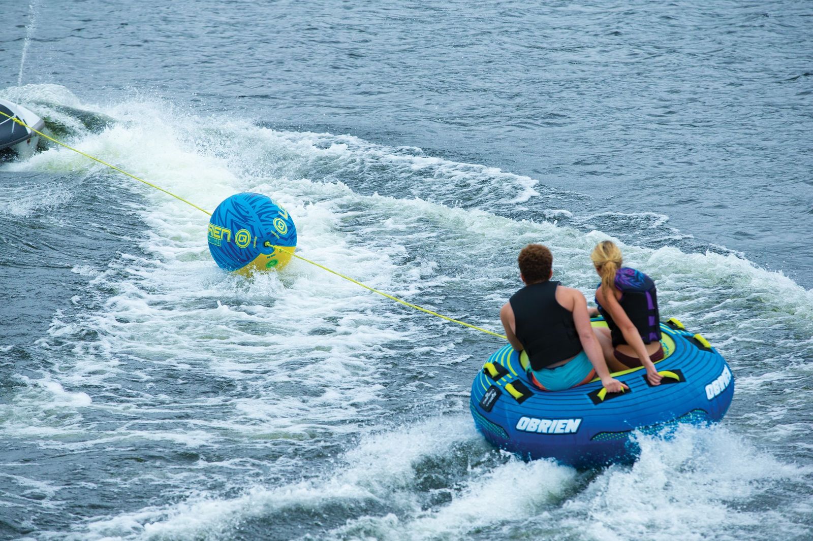 O'Brien Shock Ball in action on the water