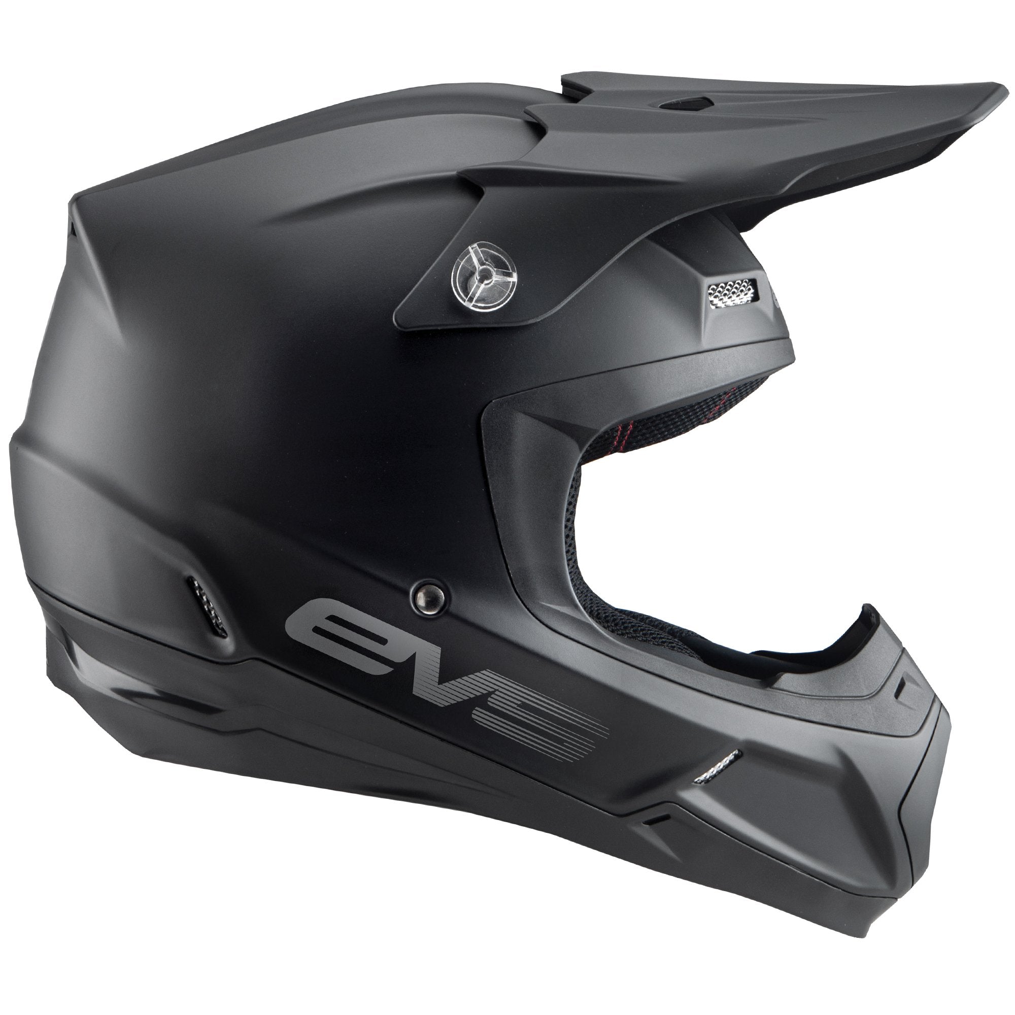EVS T5 Off-Road Helmet - Solid Black