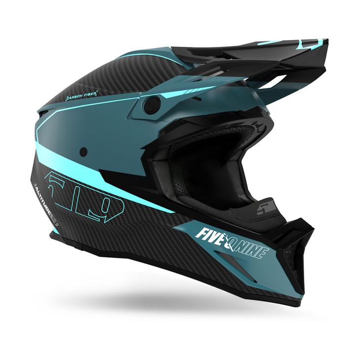 509 Altitude 2.0 Carbon Fiber Snowmobile Helmet - Sharkskin