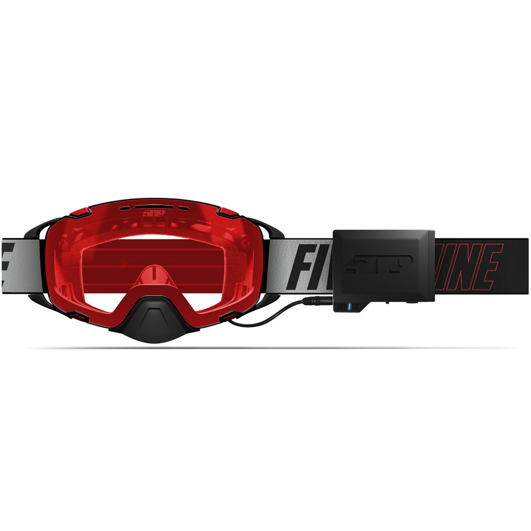 509 Aviator 2.0 Ignite S1 Heated Snowmobile Goggle - Racing Red