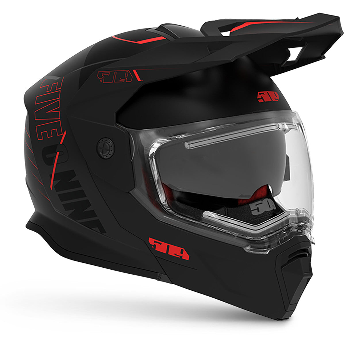 509 Delta R4 Ignite Snowmobile Helmet - Black Aura (Non-Current)