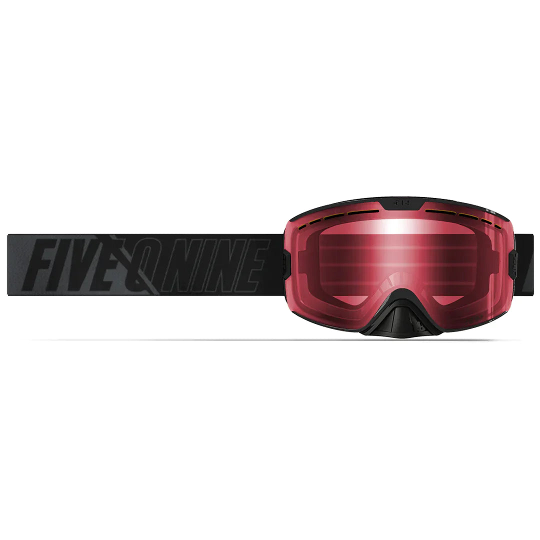 509 Kingpin Snowmobile Goggle - Black With Rose