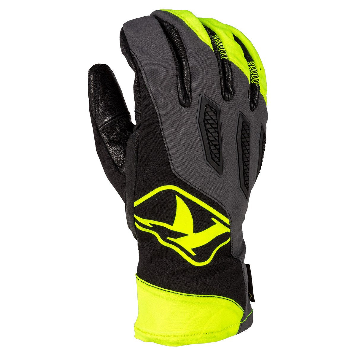 Klim Spool Snowmobile Gloves hi-vis