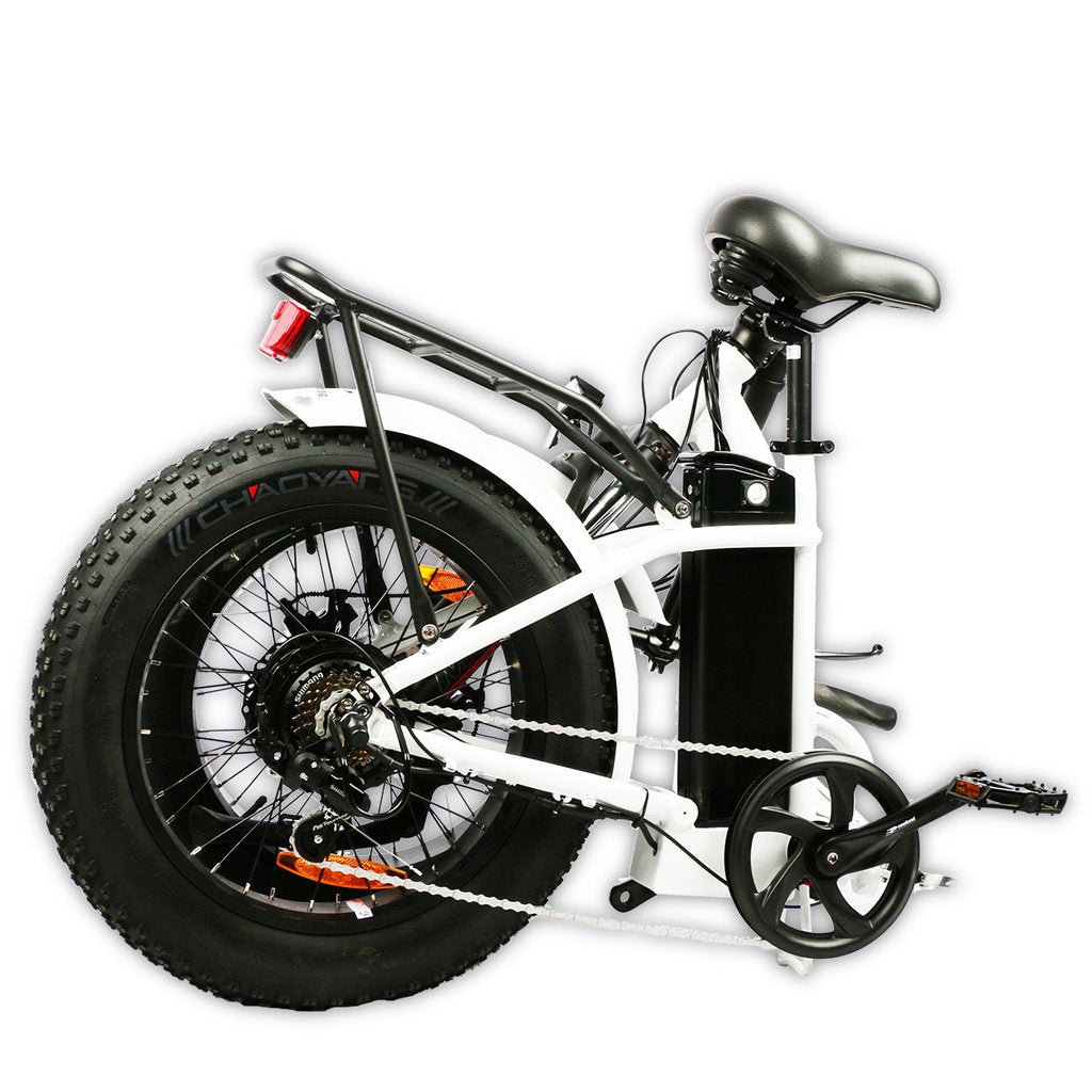 white electric bike