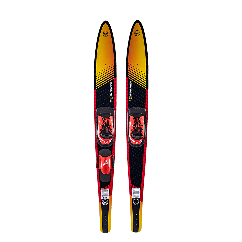 HO Sports 67" Burner Combo Waterskis W/ Blaze RTS Bindings