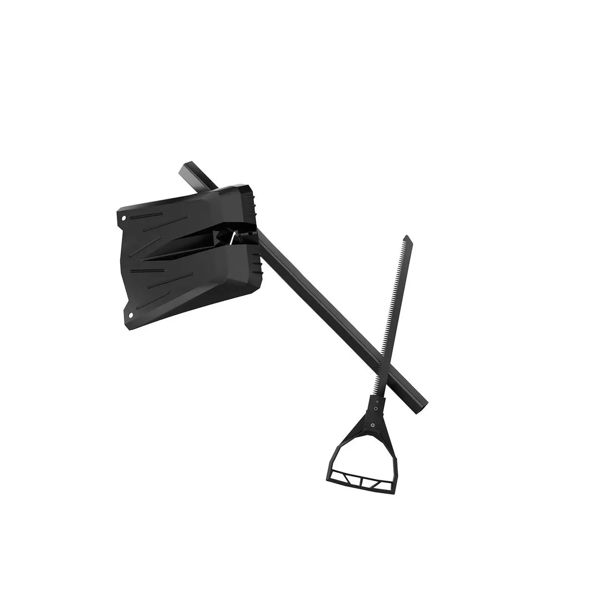 detachable pieces of the Ski-Doo Shovel With Saw Handle