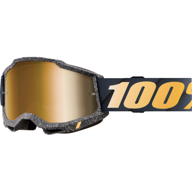 100% Accuri 2 Risland Moto/MTB Goggle - True Gold Lens