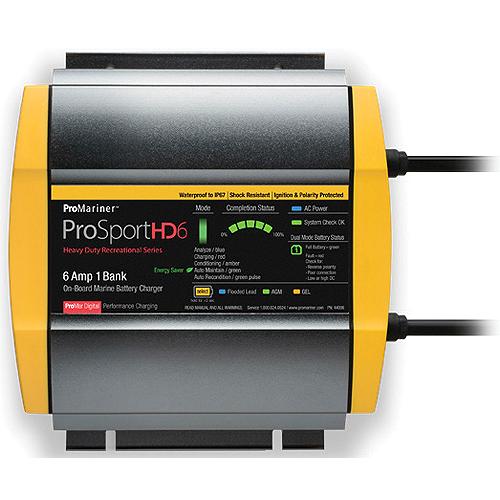 ProMariner 44021 Prosporthd Series USA Batttery Charger, 20 Amps, 3 Bank