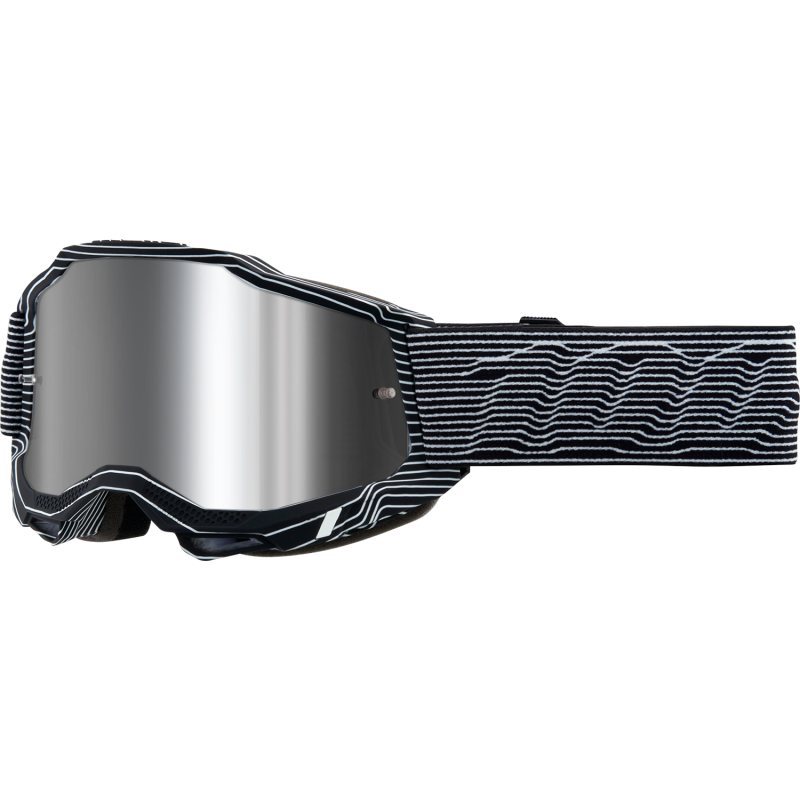 100% Accuri 2 Silo Dirtbike Goggle - Mirror Silver Flash Lens