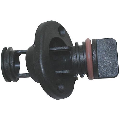T-H Marine Drain Plug Fits 1" Hose, Black