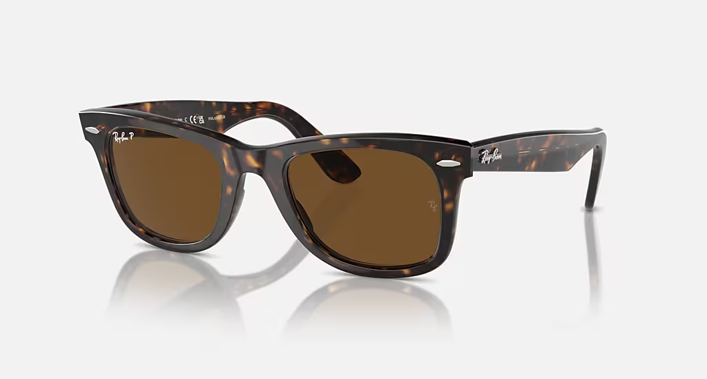 Ray-Ban Original Wayfarer Sunglasses - Polished Tortoise Frame With Brown Lens