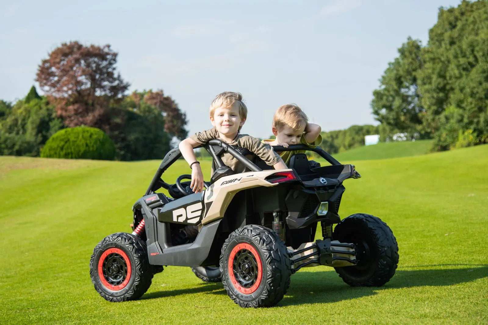 2x24V 4x4 Can-Am Maverick 2 Seater Ride on UTV for Kids