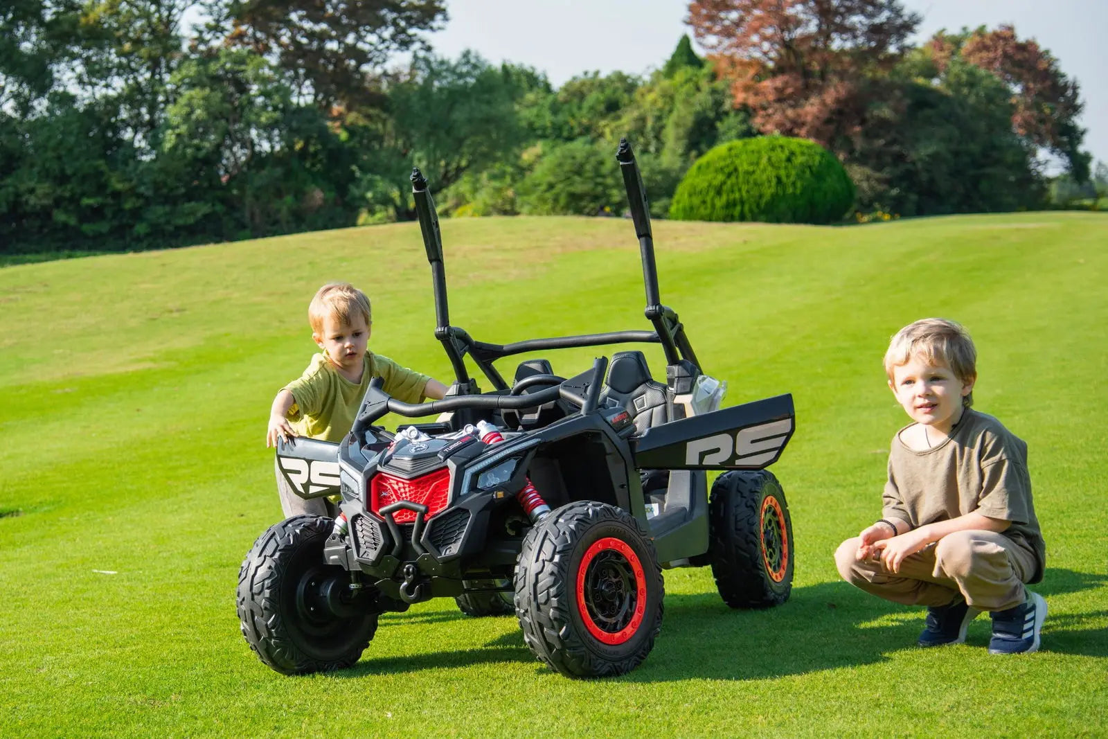 2x24V 4x4 Can-Am Maverick 2 Seater Ride on UTV for Kids