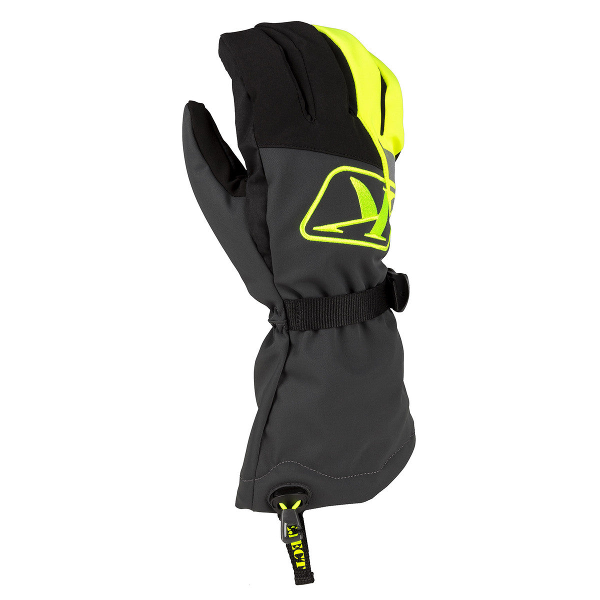 Klim Klimate Gauntlet Snowmobile Gloves hi-vis