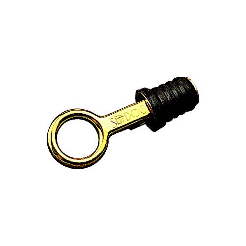Brass Snap Handle Drain Plug, 1" w/o Chain