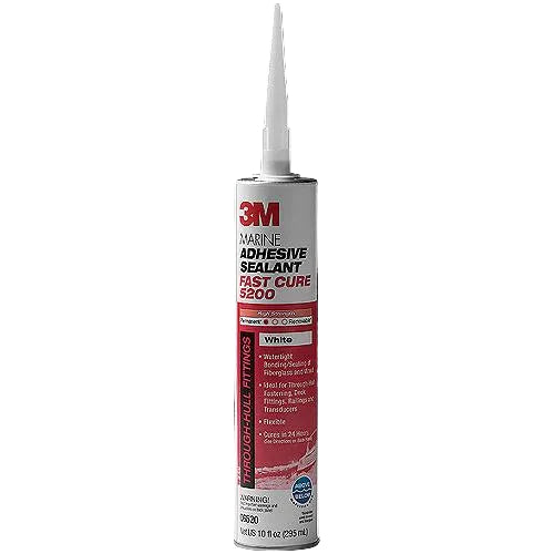 3M Fast Cure Marine Adhesive Sealant White 10 oz