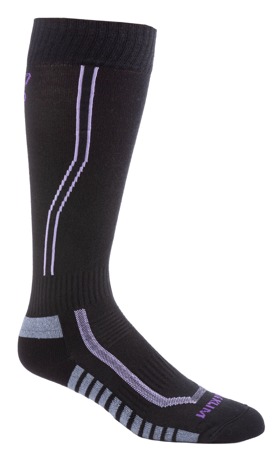 Klim Solstice Sock 1.0 in Black - Lavender