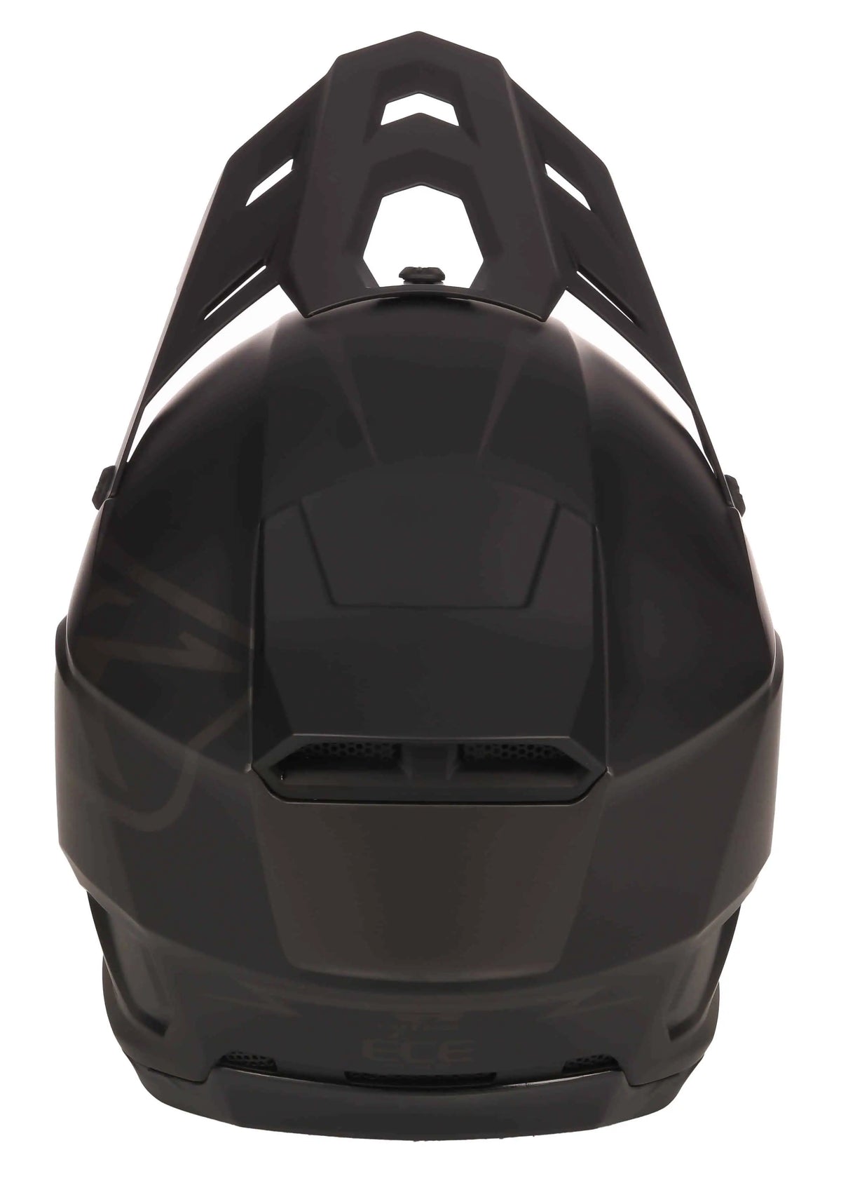 solid matte black Klim T1 Freeride ECE Youth Snowmobile Helmet