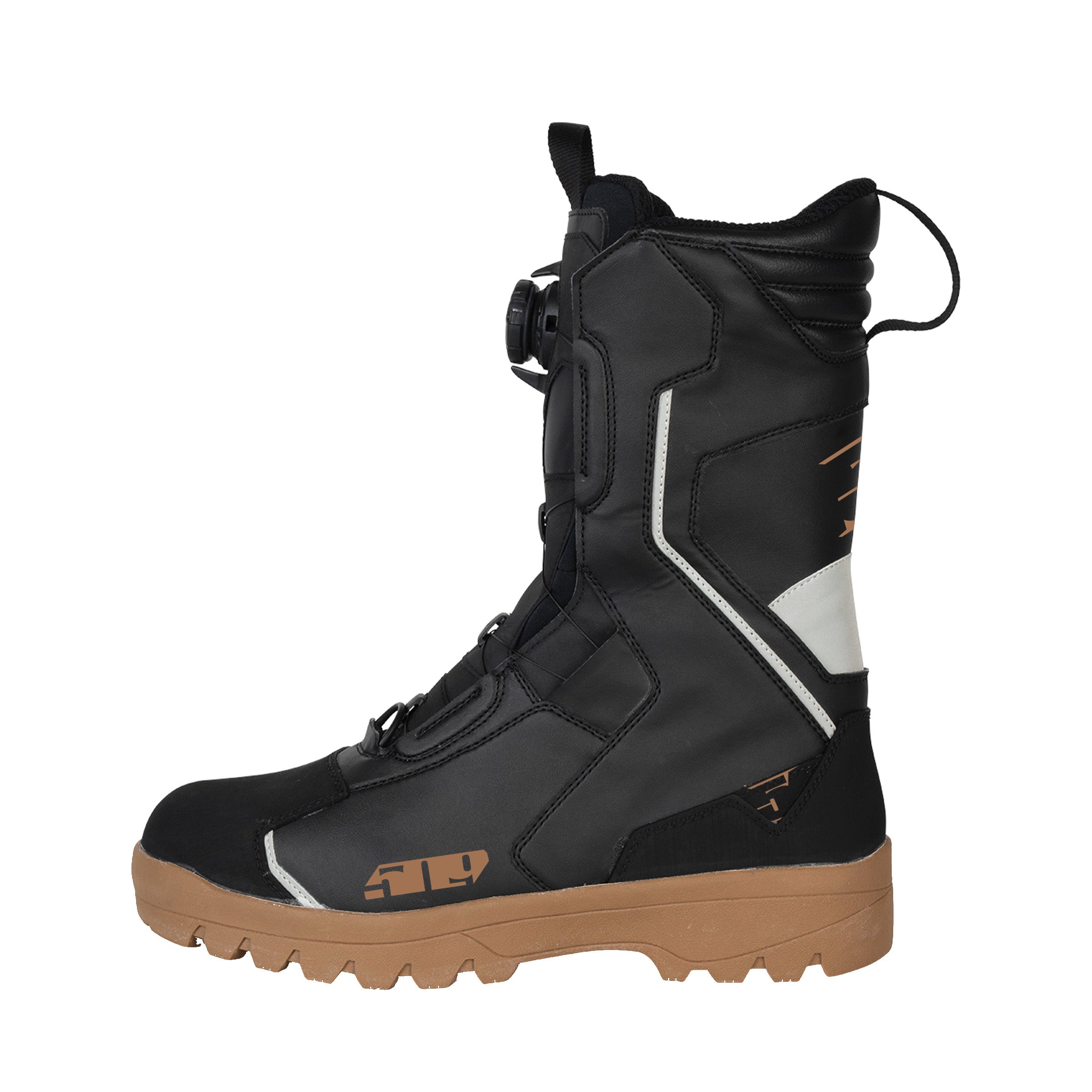 Black Gum 509 Saber Single Boa Snowmobile Boot