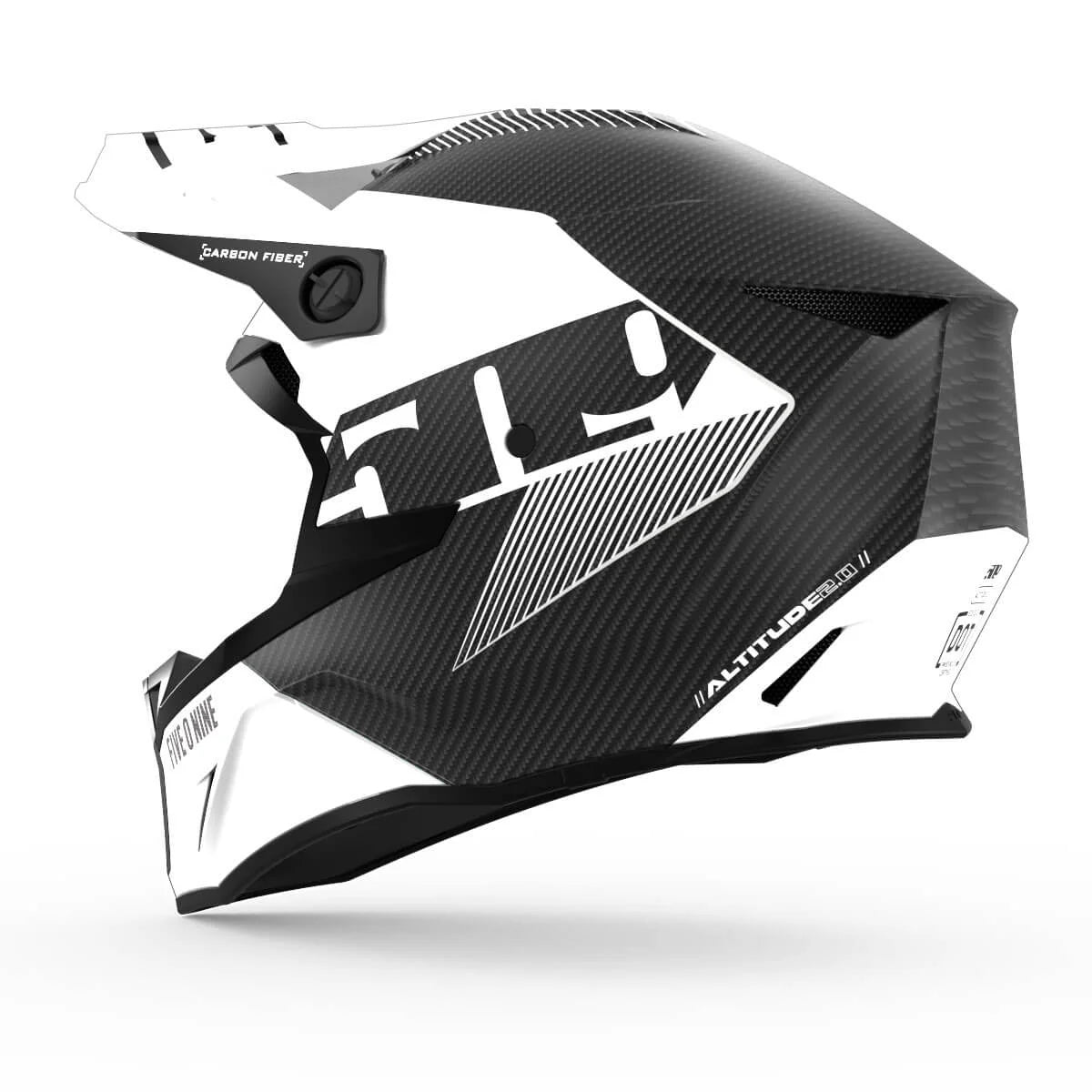 509 Altitude 2.0 Carbon Fiber Snowmobile Helmet - Stormchaser