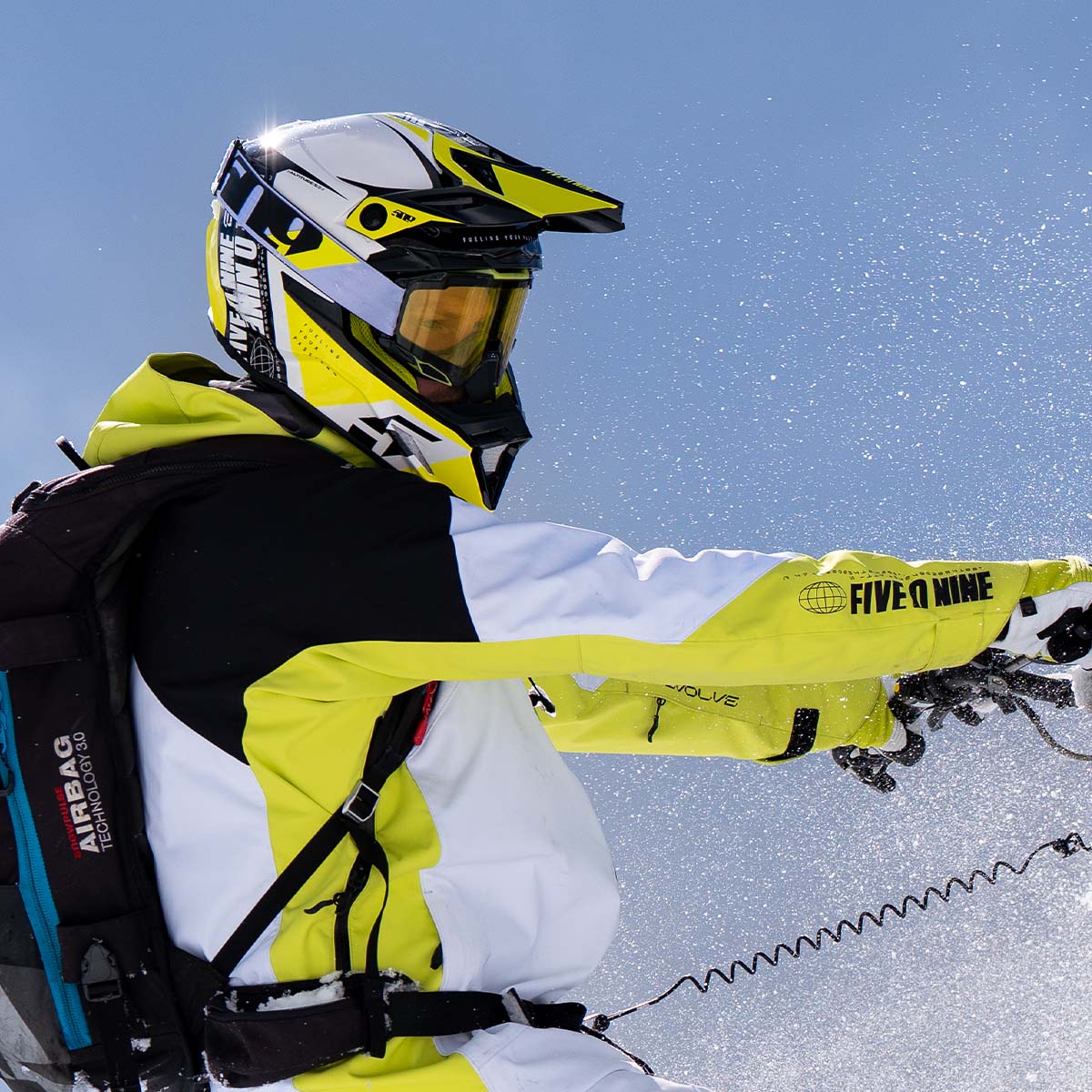 509 Altitude 2.0 Snowmobile Helmet - Highlighter