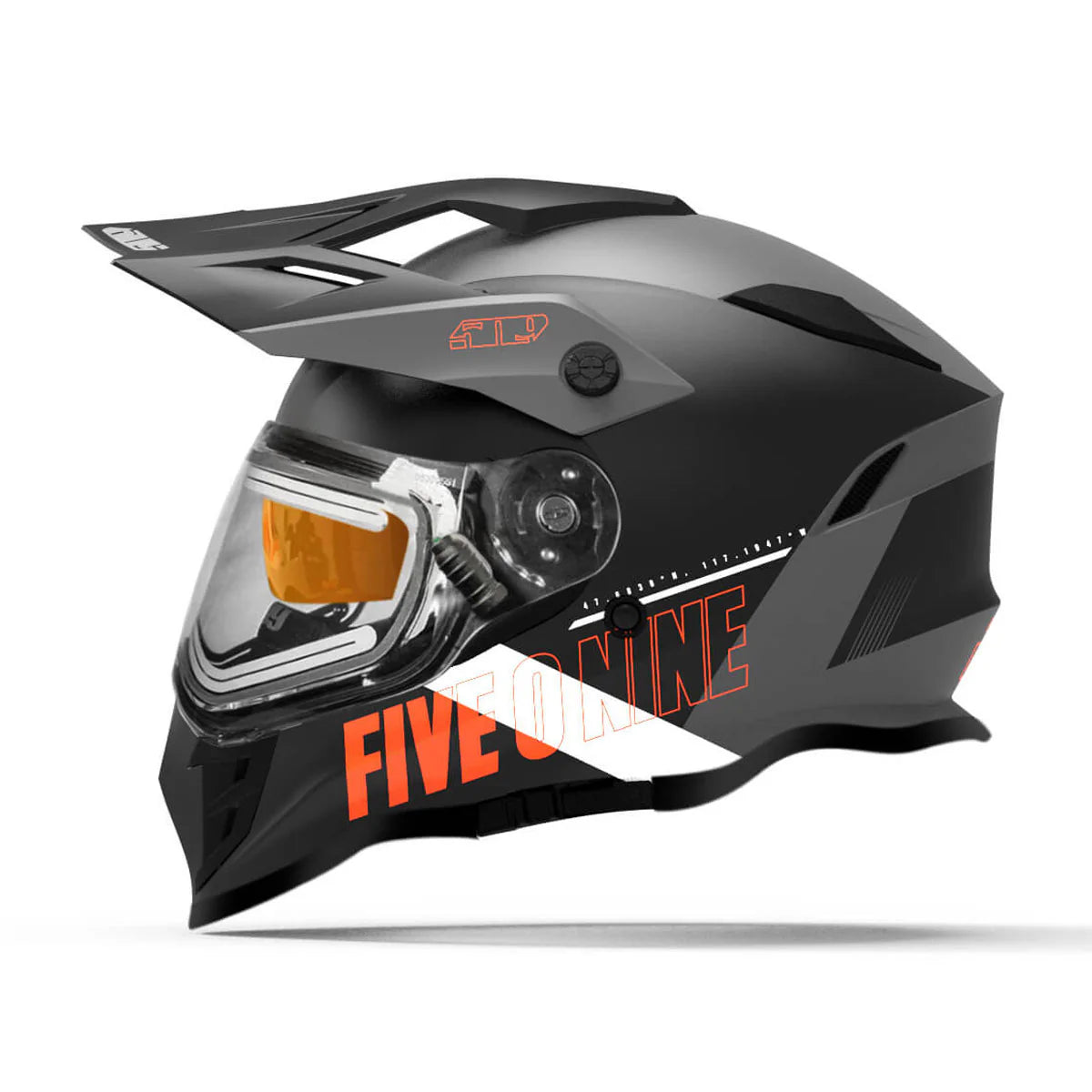 509 Delta R3L Ignite Snowmobile Helmet - Orange
