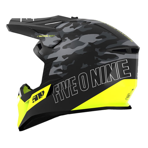 509 Tactical 2.0 Snowmobile Helmet - Black Camo (Non-Current)