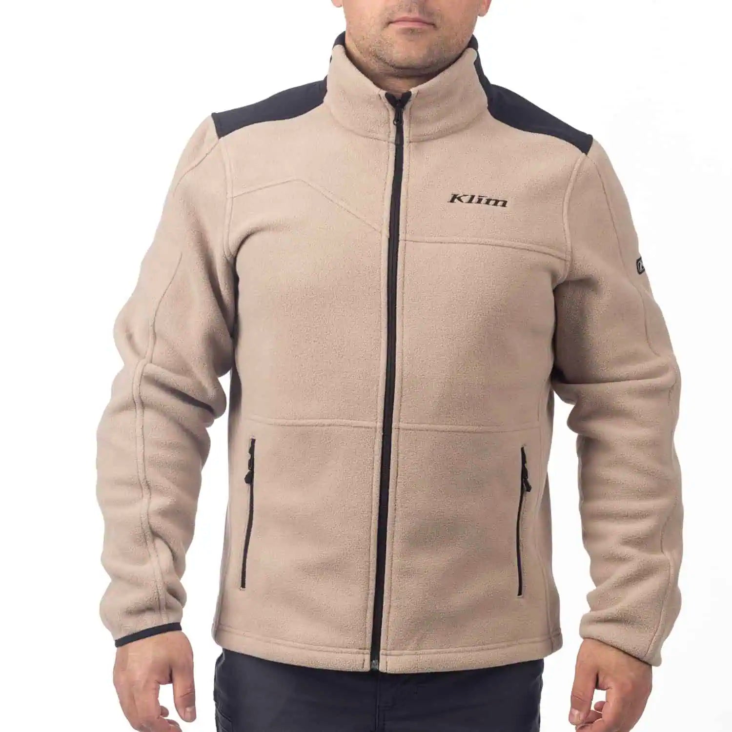 Montana Tan - Black Klim Teton Crest Fleece Jacket