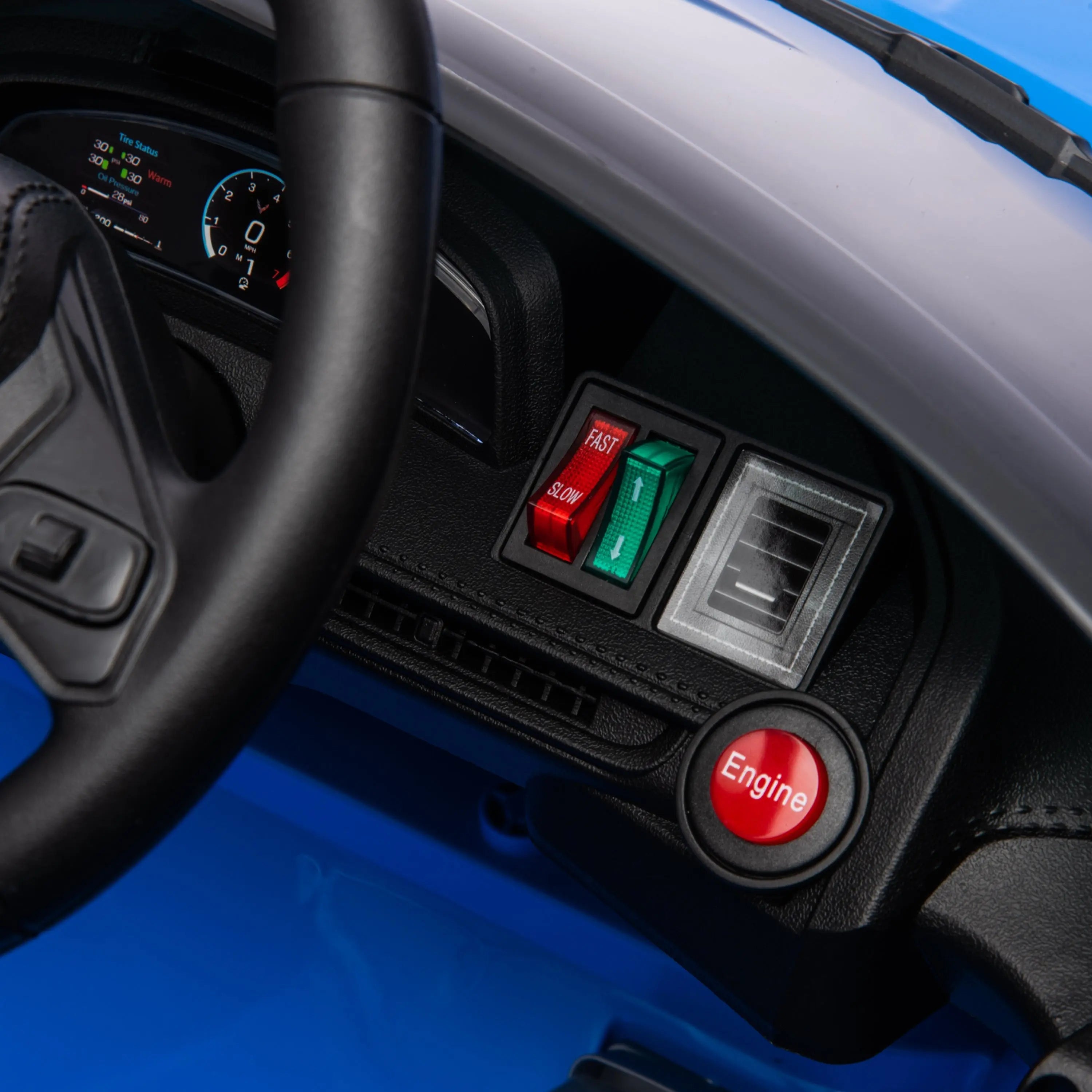 12V Chevrolet Corvette C8 1-Seater Kids Ride-On Car