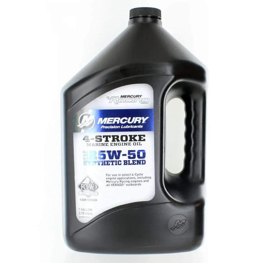 Mercury Marine 4-Stroke Engine Oil 25W-50 Synthetic Blend