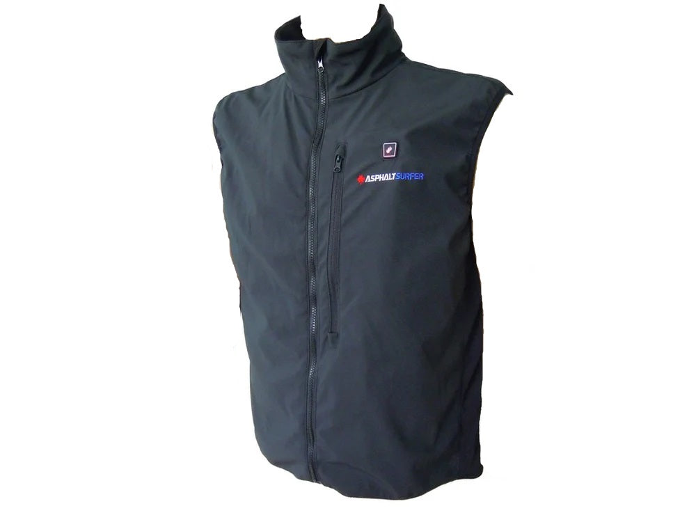 Asphalt Surfer Lithium Ion Battery Powered Heated Vest